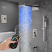 Cascada Luxury 9"x22” Music LED shower set - View 10