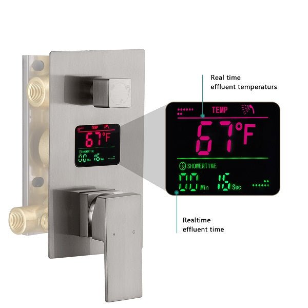 Cascada Luxury 9"x22” Music LED shower set - View 16