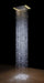 Cascada Luxury Thermostatic 14"x20" LED Shower system with 3 Way Mixer - Detail View