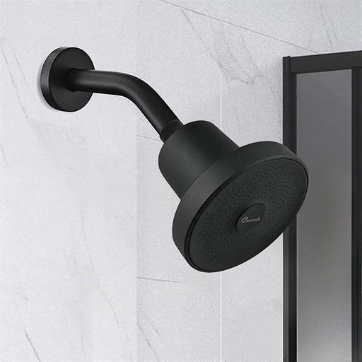 Cascada Matt Black Filtered Rainfall 5 1/2" Showerhead Includes Filter Cartridge Shower Head