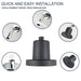 Cascada Matt Black Filtered Rainfall 5 1/2" Showerhead Includes Filter Cartridge Shower Head - Lifestyle View