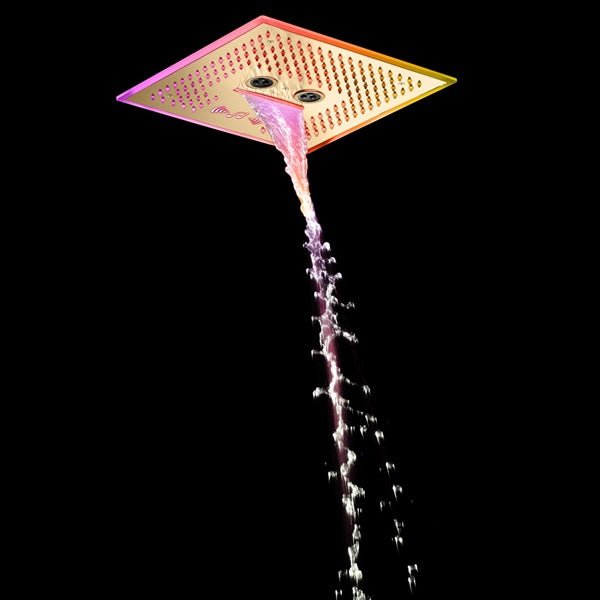 Cascada Maui 16" LED Music Dual Shower Head System - Lifestyle View