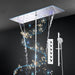Cascada Milano 12"x36" Luxurious LED Shower System - View 19