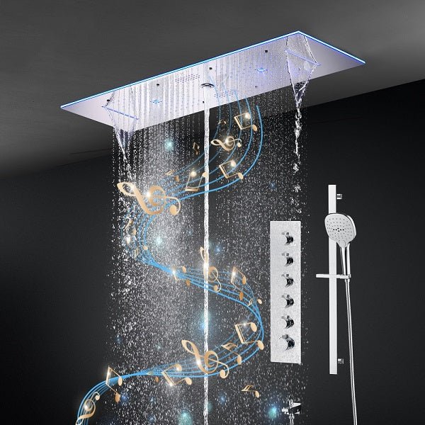 Cascada Milano 12"x36" Luxurious LED Shower System