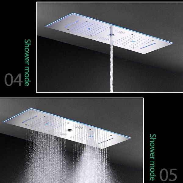 Cascada Milano 12"x36" Luxurious LED Shower System - View 10