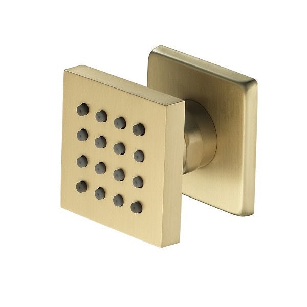 Cascada 2” Square Body Spray Shower Jet with built-in 16-Nozzles - View 30