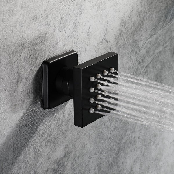 Cascada 2” Square Body Spray Shower Jet with built-in 16-Nozzles - View 9