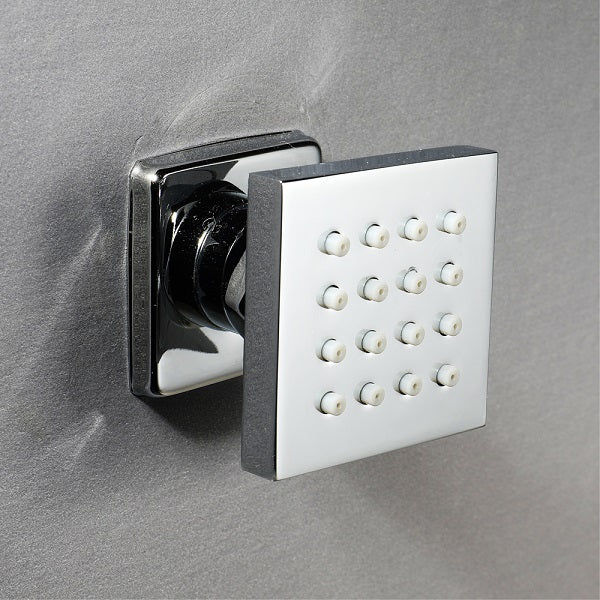 Cascada 2” Square Body Spray Shower Jet with built-in 16-Nozzles - View 21