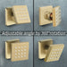 Cascada 2” Square Body Spray Shower Jet with built-in 16-Nozzles - View 12