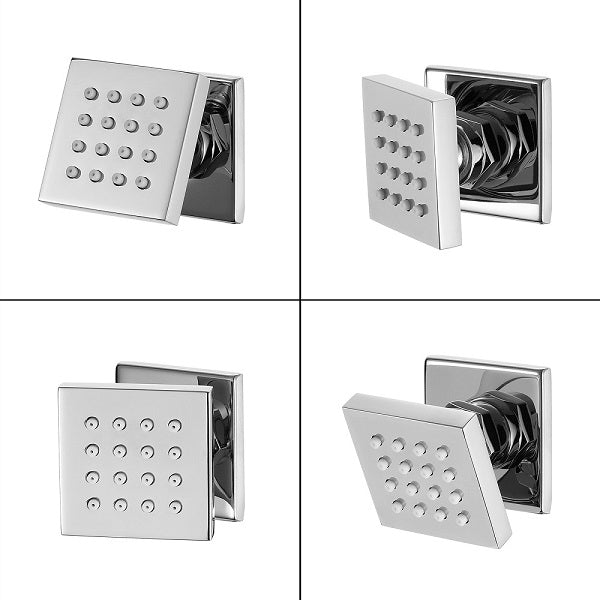 Cascada 2” Square Body Spray Shower Jet with built-in 16-Nozzles - View 14