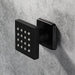 Cascada 2” Square Body Spray Shower Jet with built-in 16-Nozzles - Close-Up