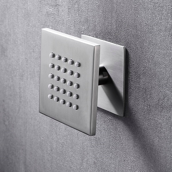 Cascada Modern Design 4” Square Body Spray Shower Jet - View 26