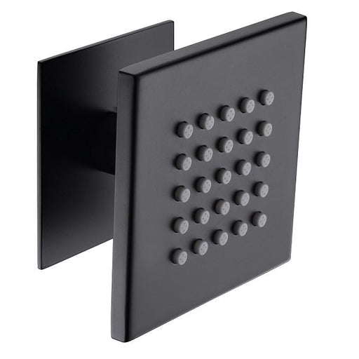 Cascada Modern Design 4” Square Body Spray Shower Jet - Side View