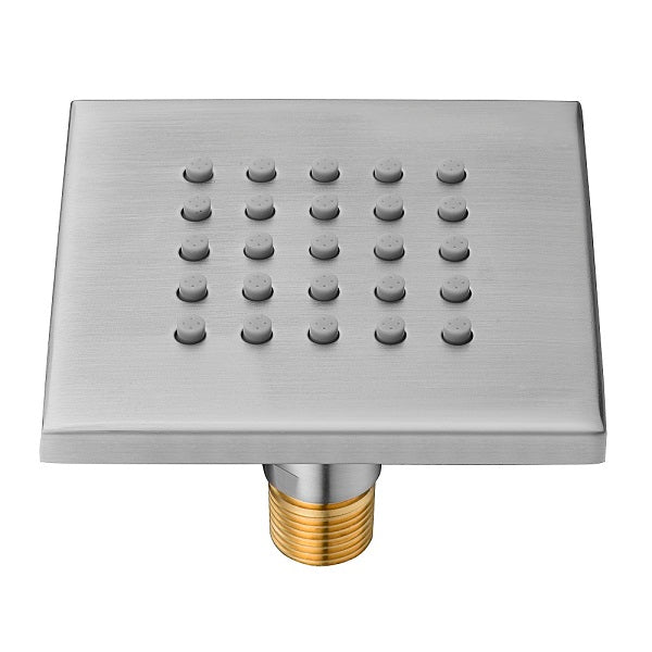 Cascada Modern Design 4” Square Body Spray Shower Jet - View 10