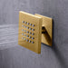 Cascada Modern Design 4” Square Body Spray Shower Jet