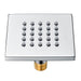 Cascada Modern Design 4” Square Body Spray Shower Jet - View 11
