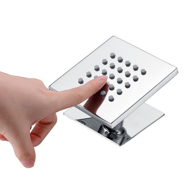 Cascada Modern Design 4” Square Body Spray Shower Jet - View 21