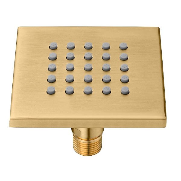 Cascada Modern Design 4” Square Body Spray Shower Jet - View 9