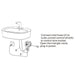 Cascada Modern Design BEST Automatic Sensor Faucet (AC/DC Powered) Bathroom Sink Faucets - Close-Up