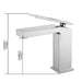 Cascada Aosta Streamlined Single-Handle Faucet - Elegant Polished Chrome Finish - Lifestyle View