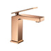 Cascada Aosta Elegant Single-Handle Faucet - Streamlined Design in Rose Gold - Lifestyle View