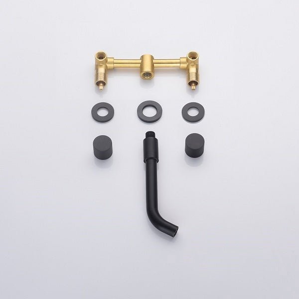 Cascada Arno Modern Bathroom Sink Faucet – Wall-Mounted Waterfall Design - Close-Up
