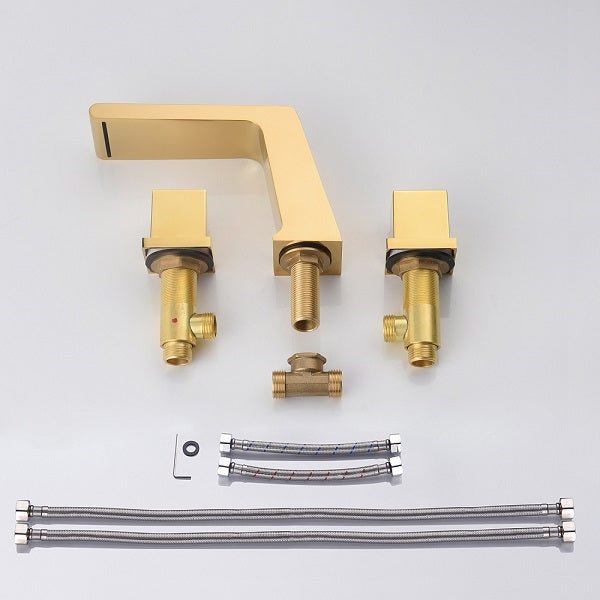 Cascada Royale Series Waterfall Sink Faucet – Modern Bathroom Design - Close-Up