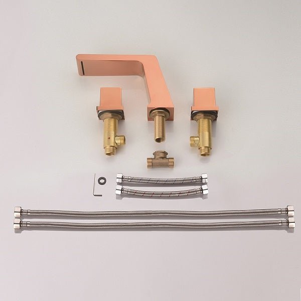Cascada Royale Series Waterfall Bathroom Sink Faucet – Sleek Modern Design - Detail View