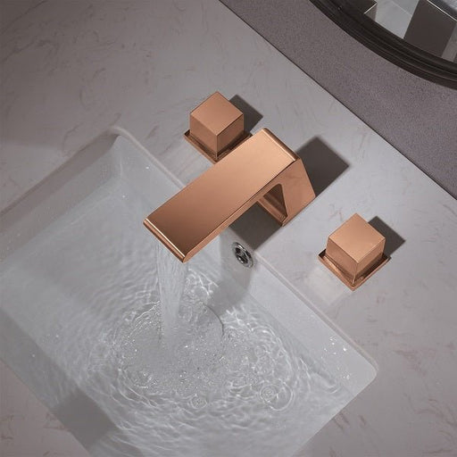 Cascada Royale Series Waterfall Bathroom Sink Faucet – Sleek Modern Design - Side View