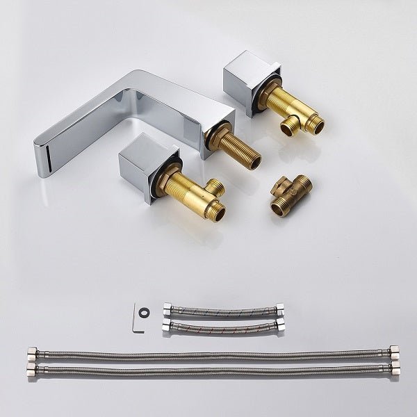 Cascada Royale Waterfall Bathroom Sink Faucet – Contemporary Design - Close-Up