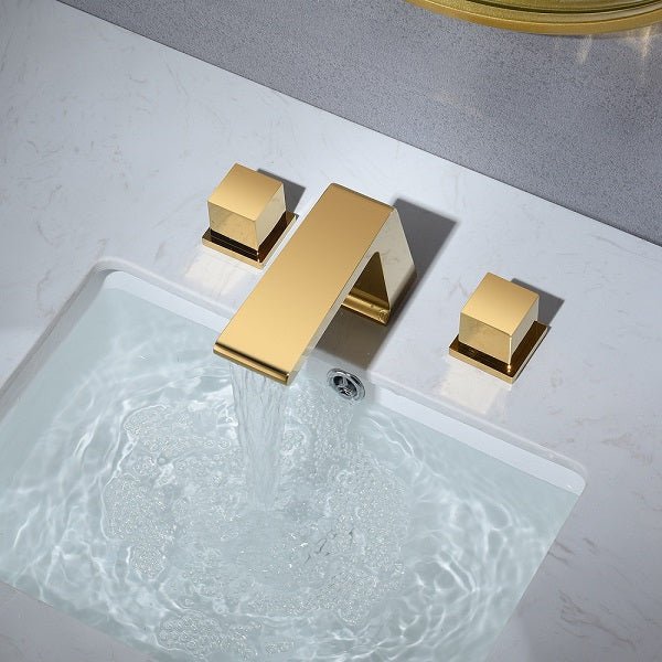 Cascada Royale Series Waterfall Sink Faucet – Modern Bathroom Design - Detail View