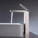 Cascada Aosta Contemporary Single-Handle Vessel Faucet - Streamlined Design in Brushed Nickel