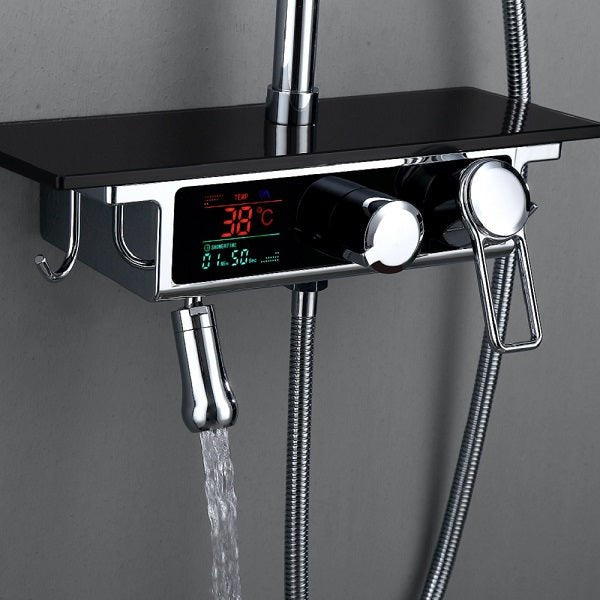 Cascada Monarch 8" Digital Shower Faucet System - Installation View
