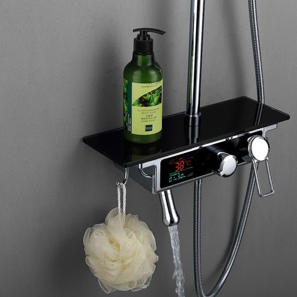 Cascada Monarch 8" Digital Shower Faucet System - Side View