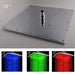 Cascada Multi Color Led Shower Set with 12" Shower Head - Side View