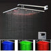 Cascada Multi Color Led Shower Set with 12" Shower Head