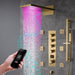 Cascada Naples 9"x22" LED Digital Music Shower System