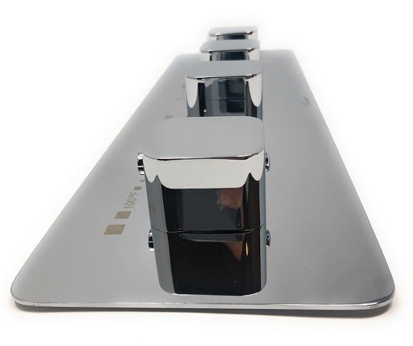 Cascada Napoli LED Shower System: Rainfall, Spa Mist, Thermostatic Control - View 14