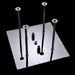 Cascada Napoli LED Shower System: Rainfall, Spa Mist, Thermostatic Control - View 9