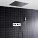 Cascada Napoli LED Shower System: Rainfall, Spa Mist, Thermostatic Control - Detail View