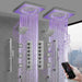 Cascada Perla 24" LED Music Shower System with Dual Showerheads and Body Jets - Lifestyle View