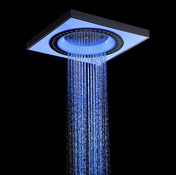 Cascada Perla 24" LED Music Shower System with Dual Showerheads and Body Jets - View 15