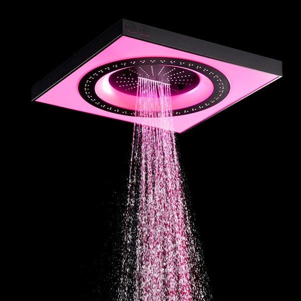 Cascada Perla 24" LED Music Shower System with Dual Showerheads and Body Jets - View 14