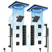 Cascada Perla 24" LED Music Shower System with Dual Showerheads and Body Jets - Detail View
