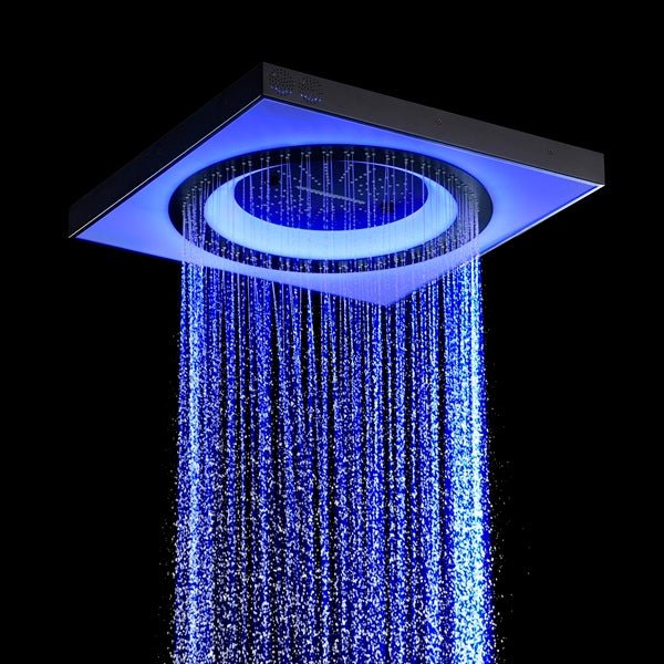 Cascada Perla 24" LED Music Shower System with Dual Showerheads and Body Jets - View 13