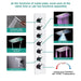 Cascada Pisa 16"x28" Music LED Shower System - Detail View
