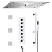 Cascada Pisa 16"x28" Music LED Shower System - View 13
