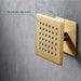 Cascada Pompeii 12" Brushed Gold Shower Set - Installation View