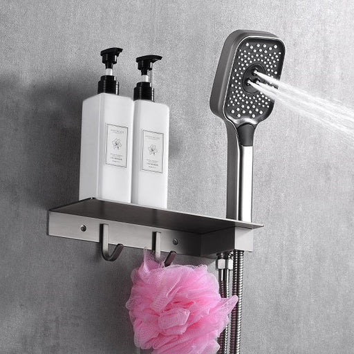 Cascada Pompeii 12" Brushed Nickel Shower Set - Side View