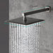 Cascada Pompeii 12" Brushed Nickel Shower Set - Detail View